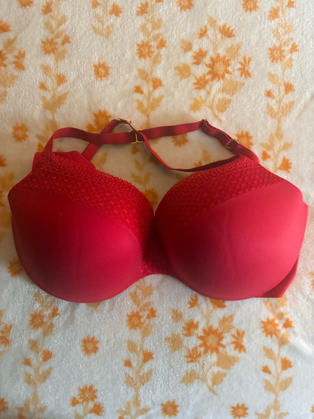 Victoria's Secret Red Lace Bra
